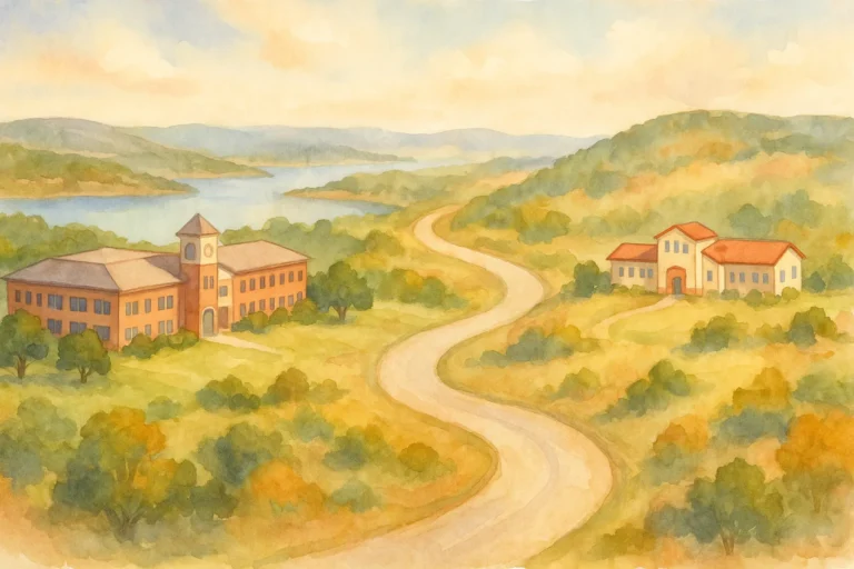 Artistic illustration of Lakeway area elementary schools