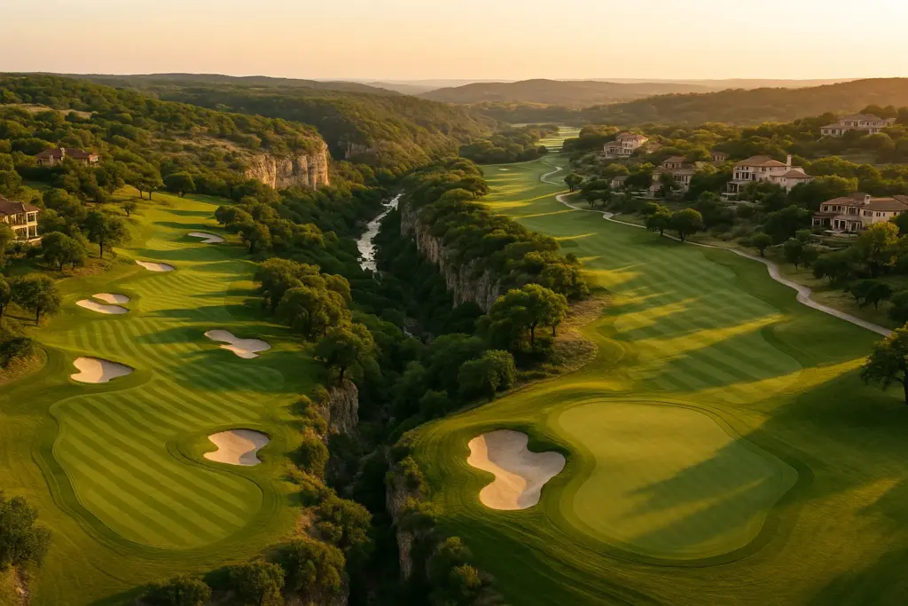 Comparison of Barton Creek and Spanish Oaks luxury golf communities near Austin Texas