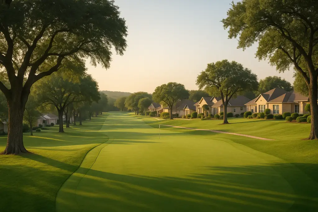 Falconhead golf course and family neighborhood in Bee Cave Texas