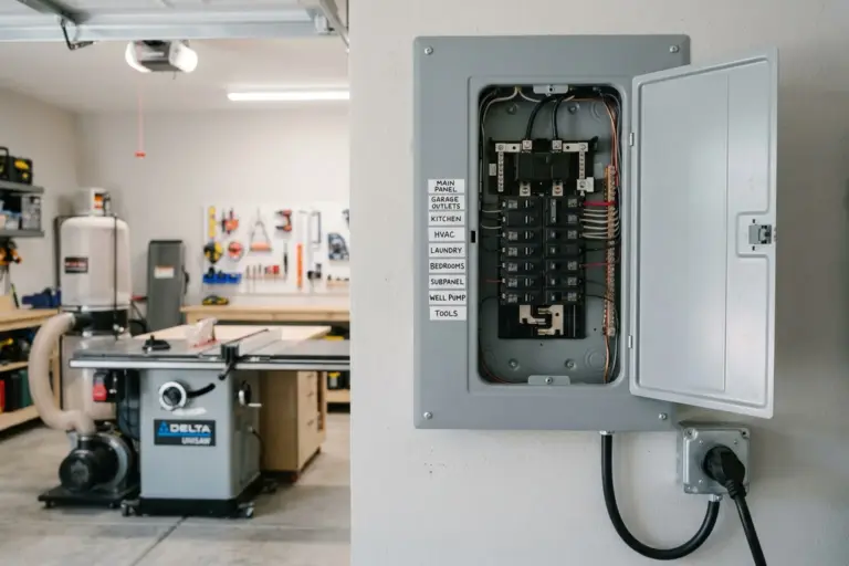Can That Garage Actually Run a Table Saw? An Electrical Reality Check for Austin Buyers