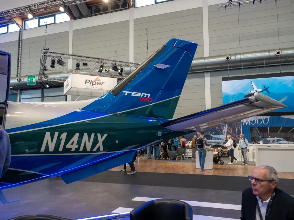 A Daher TBM 960 single-engine turboprop
