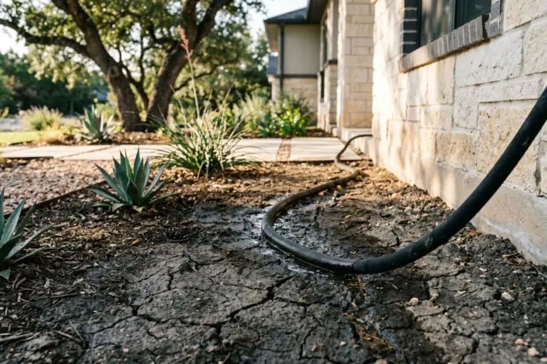 I Asked a Foundation Pro: Why You Water Your Slab in a Texas Summer